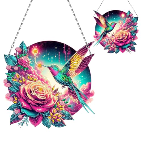 Flowers Hummingbird Diamond Art Kits