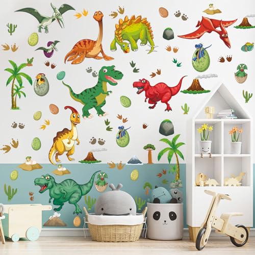 Glow in The Dark Dinosaur Wall Decals (3 Count)