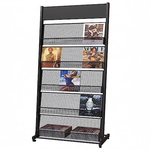 floor magazine rack brochure display stand for offices and public reception area