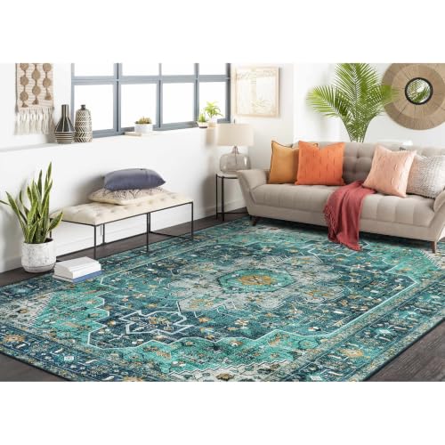 Ultra Thin Washable Vintage Area Rug