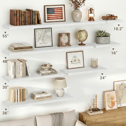 10" Deep Floating Shelves (2 Count)