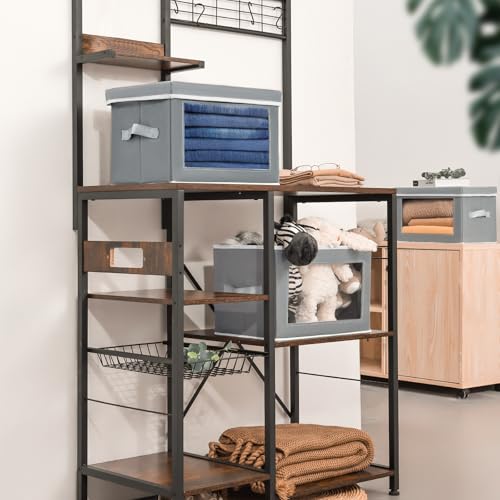 Collapsible Storage Bins with Lids (4 Count)