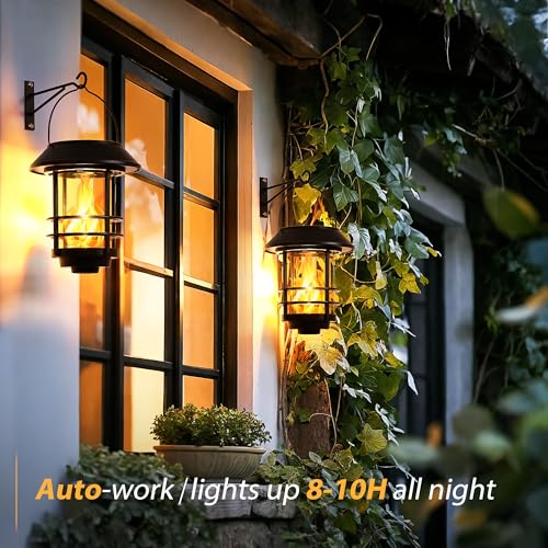 Solar Lanterns Outdoor Waterproof (2 Count)