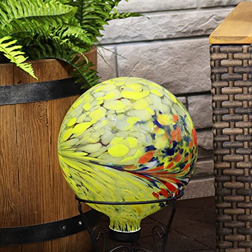 Sunnydaze 10" Glass Gazing Ball for Garden