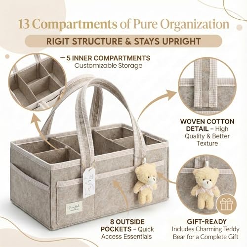 Baby Diaper Caddy Organizer