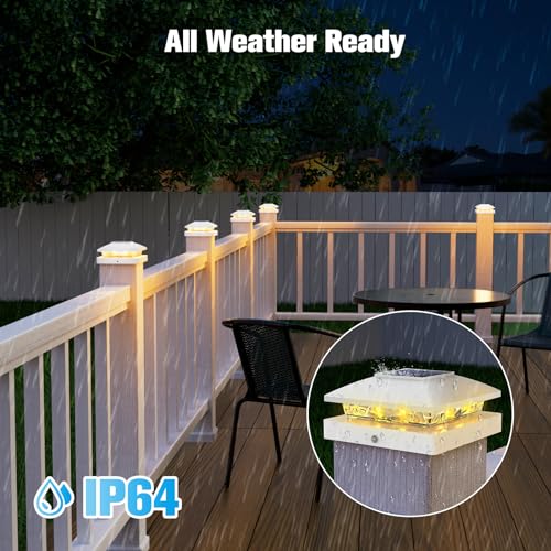4x4 Solar Post Cap Lights (12 Count)