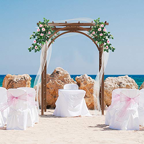 85in Wooden Arbor Garden Arch