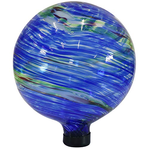 Sunnydaze 10" Glass Gazing Ball for Garden