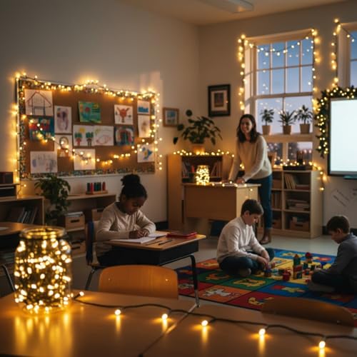 300 LED Warm White Christmas Lights Outdoor Indoor