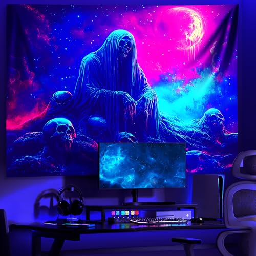 UV Reactive Halloween Tapestry