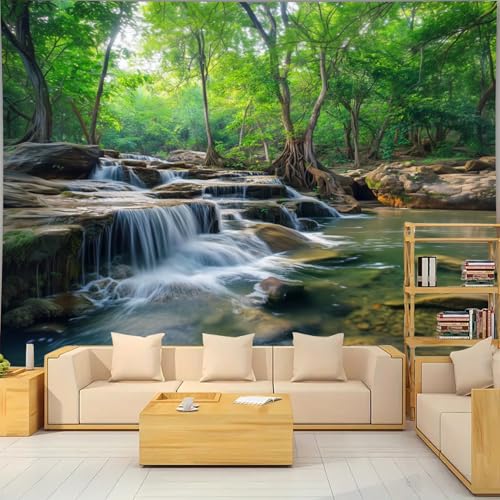 Nature Tapestry Forest Tree Sea Cave Wall Hanging