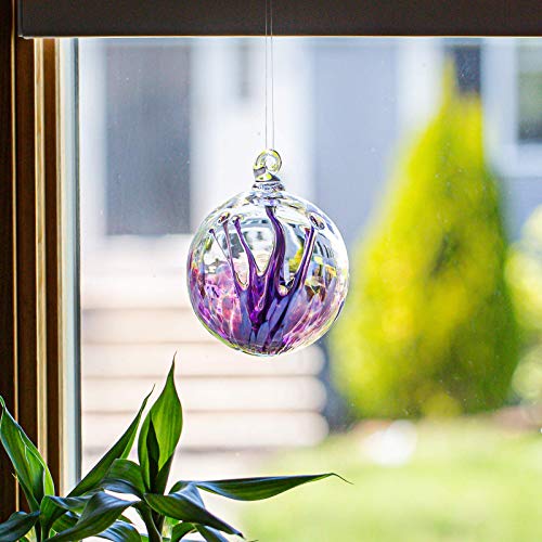 Luke Adams Handmade Glass Gazing Balls for Garden