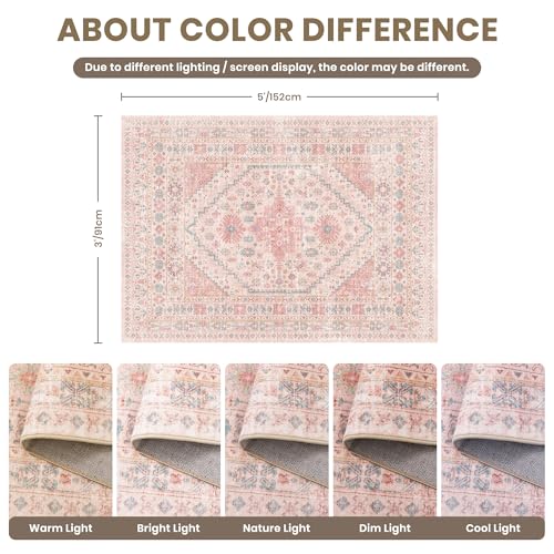 Pink Rugs for Bedroom (15 Sq Ft)