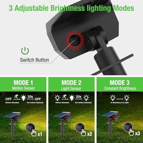 Solar Lights Outdoor Waterproof (4 Count)