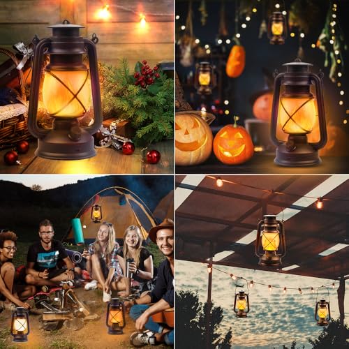 USB Rechargeable Lanterns 2 Pack with Remote Control 4 Modes Lights (2 Count)