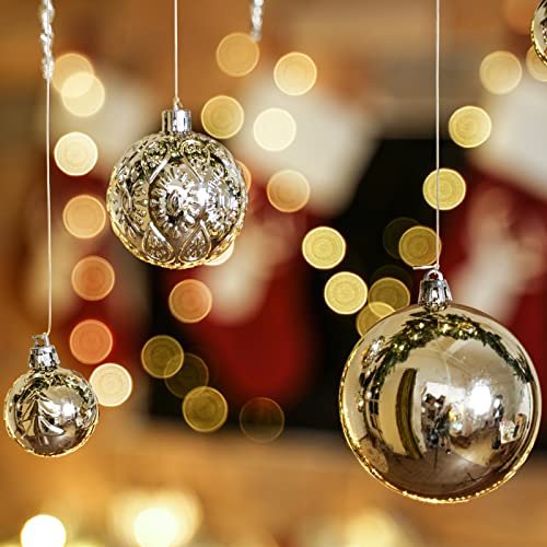 Christmas Ball Ornaments for Christmas Decorations (45 Count)