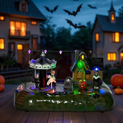 Animated Seesaw Halloween Village House