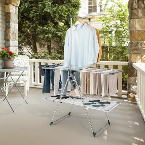 Freestanding Foldable Clothes Drying Rack