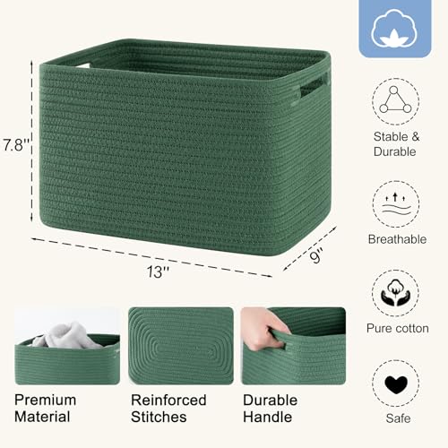 4 Pack Storage Baskets for Organizing (4 Count)