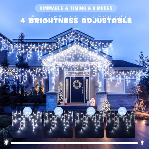 Christmas Icicle Lights for Outside