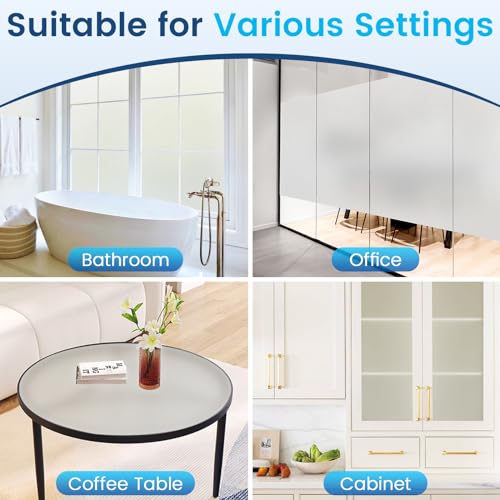 Frosted Glass Window Privacy Film (19.16 Sq Ft)