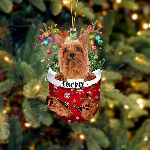 Silky Terrier Christmas Ornament