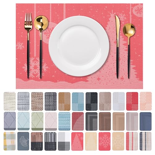 Placemats Set of 6 Washable Indoor (6 Count)
