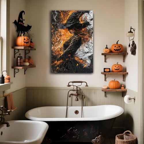 Witch Canvas Poster Print