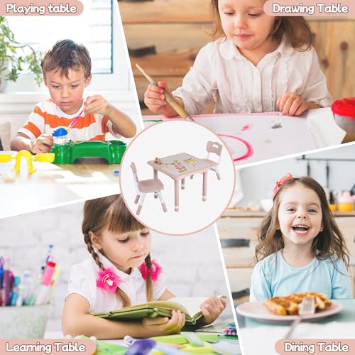 Toddler Table and Chair Set (3 Count)