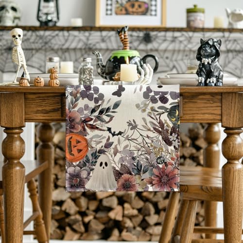 210 GSM Halloween Table Runner Home Party Decor 13x108 Inch