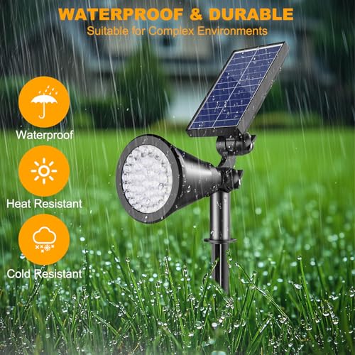 Solar Lights Outdoor Waterproof Spot Lights (2 Count)