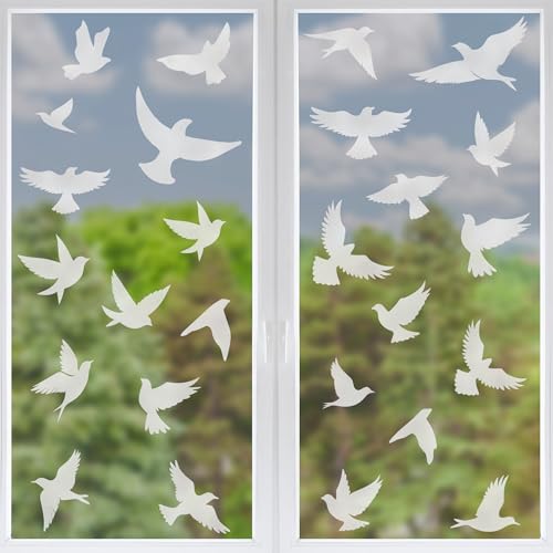 9 Sheets Bird Window Clings (9 Count)