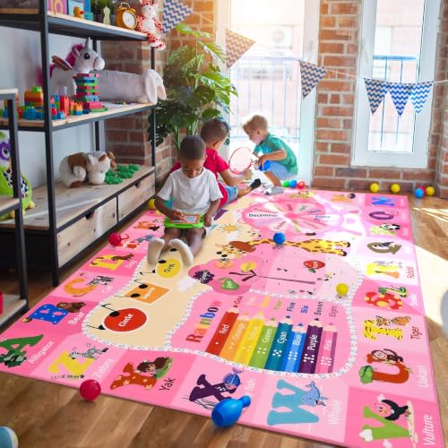 BENRON 4x6 Playroom Rug Washable