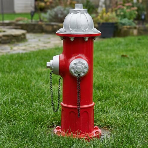 Garden Fire Hydrant Outdoor Statue Decorative for Dog to Peed on