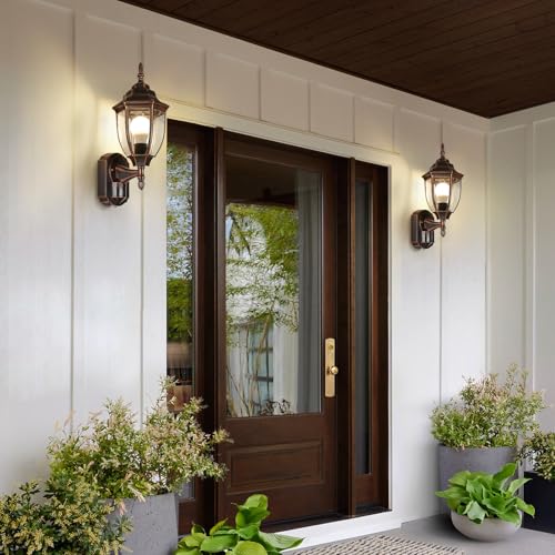 Motion Sensor Outdoor Wall Lights (2 Count)
