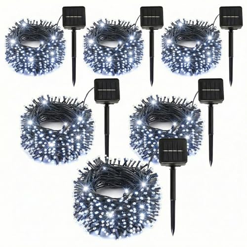 Solar String Lights Outdoor (6 Count)