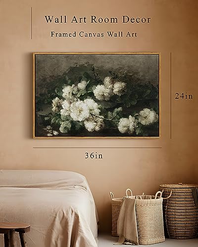 Framed Canvas Wall Art Vintage Decor