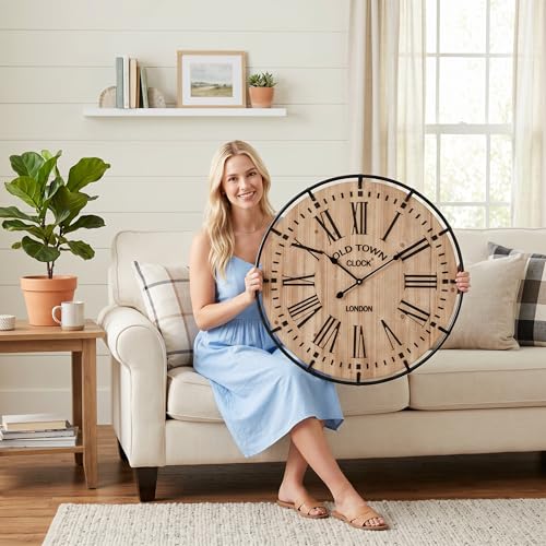 30 Inch Rustic Wall Clock