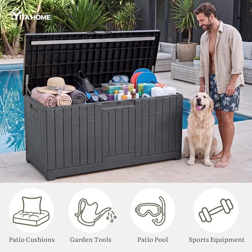 120 Gallon Outdoor Storage Deck Box