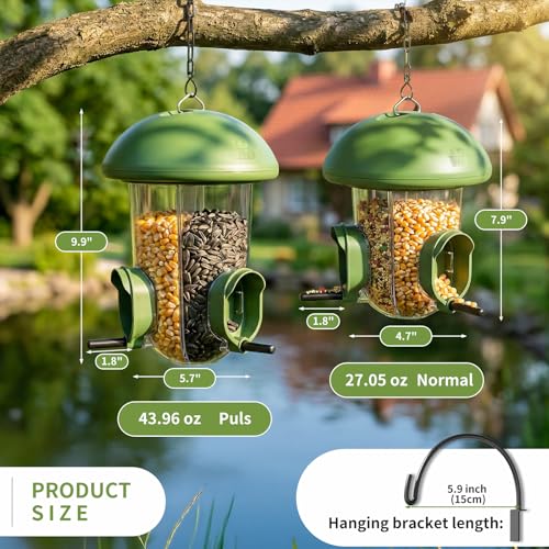 LONA Bird Feeder with 3 Compartments