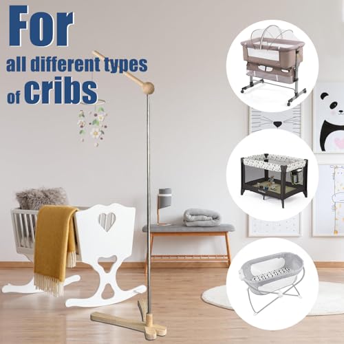 Crib Mobile Wooden Arm
