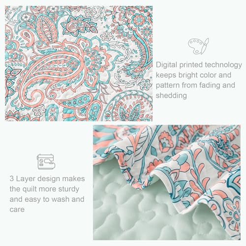 Reversible Boho California King Quilt