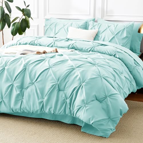 Oversized Queen Comforter Set Spa Blue