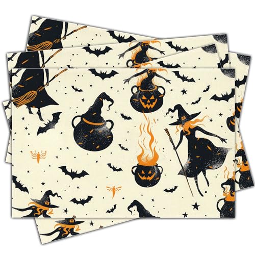 Halloween Spooky Placemats Set of 4 (4 Count)
