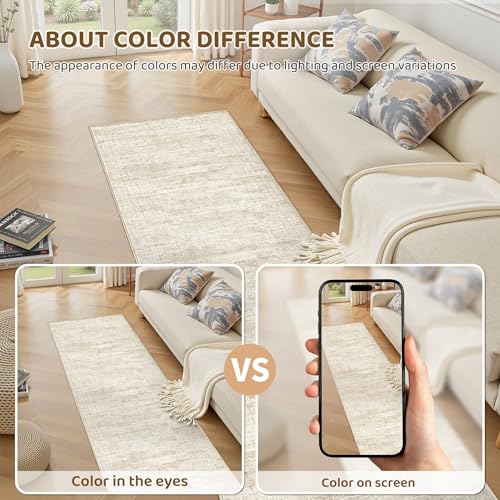 2x6 Washable Runner Rug for Hallway (24 Count)