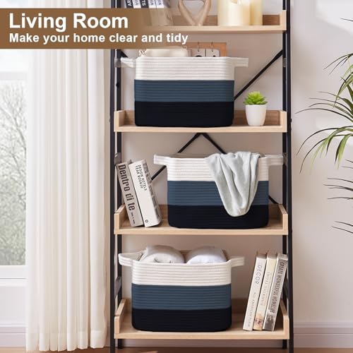Storage Basket for Organizing 3 Pack (3 Count)