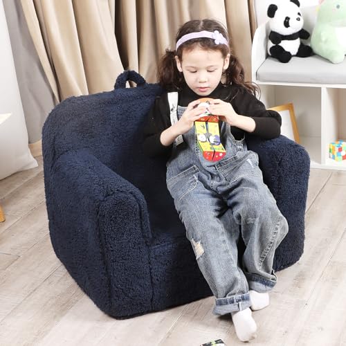 Kids Snuggly Soft Sherpa Chair