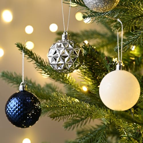 50ct Christmas Tree Decorations Ball Ornaments 2 Inches (50 Count)