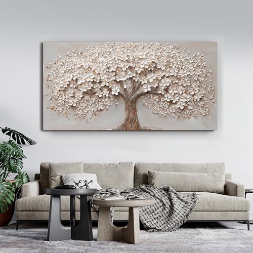 Canvas Wall Art Decor Prints Oversized Wall Art Pictures for Living Room Modern Large Tree of Life Wall Art Prints Artwork for Walls Bedroom Office Decor 29" X 58" Printed Decorative Painting