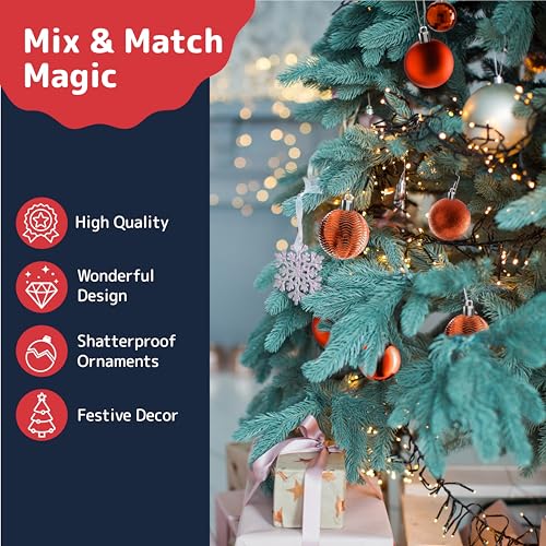 36 Piece Christmas Ornaments Set